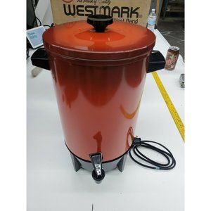 Westmark by West Bend Vintage Automatic 30 Cup Drip Coffee Maker Poppy No. 11867